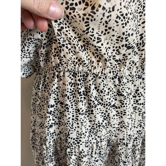 Loft Women’s Dolman Sleeve Lightweight Elastic Waist Dress Size Medium - Picture 2 of 11